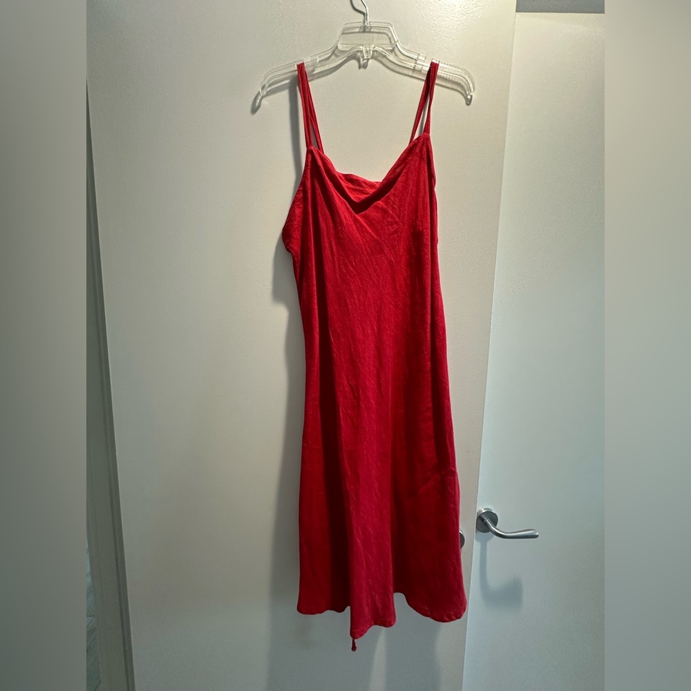 Red Slip Dress